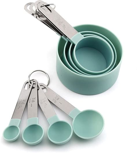 Measuring Spoons Set Stainless Steel Stackable Measure Spoons Set ...