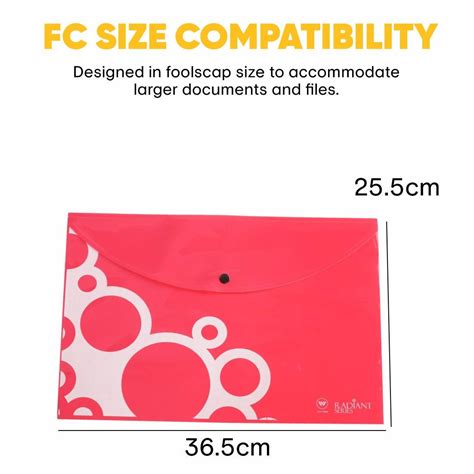 Worldone Envelope My Button Bag for Document with 0.2mm PP sheet, Mach ...