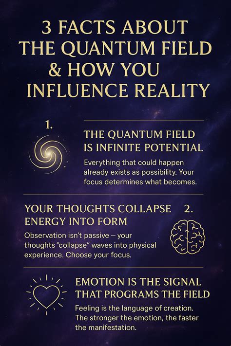 3 Facts About the Quantum Field & How You Influence Reality | Quantum physics spirituality ...