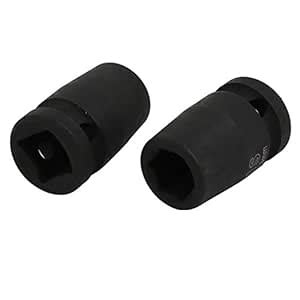 ELECTROPRIME 2pcs 1/2-inch Square Drive 13mm 6 Point Hex Socket 38mm ...