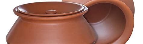 Buy Pure Source India Round With Lid Clay Dahi Handi, 1 Ltr, 1 Piece ...