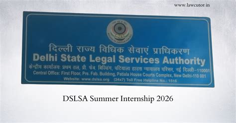 Unlocking Legal Aid: A Gateway Through DSLSA Summer Internship 2026 ...