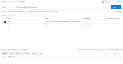 Spring Boot JWT Tutorial 的图像结果