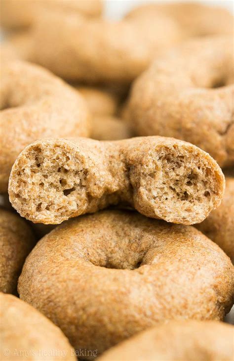 Healthy Mini Whole Wheat Bagels | Amy's Healthy Baking