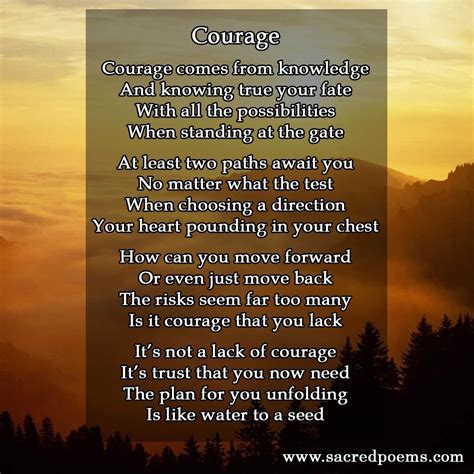 Courage Poem: Inspiring Words for Strength and Resilience