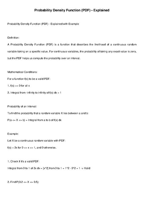 Probability Density Function (PDF) Explained: Key Concepts and Examples ...