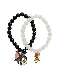 Buy ARISTAL Jewellery Tom And Jerry Best Friends Matching Bracelet Set ...