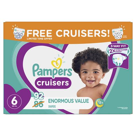 Pampers Cruisers Size 6
