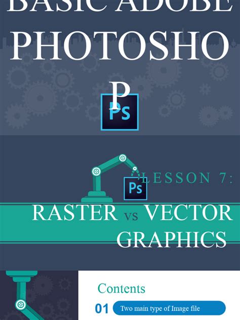 Lesson 07 Raster Vs Vector Graphics | PDF | Pixel | Graphics