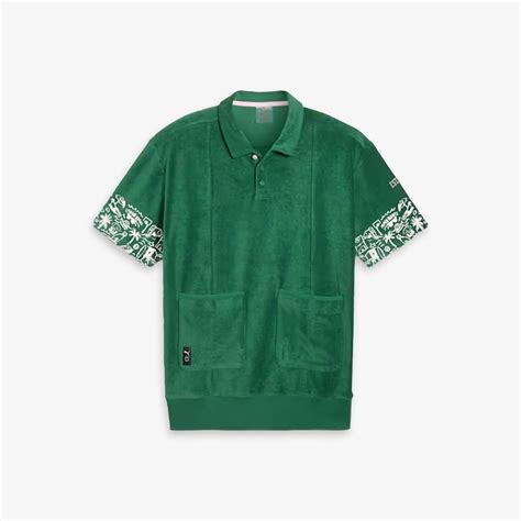 Buy The Fairgrounds Terry Basketball Polo Vine for Men | Superkicks