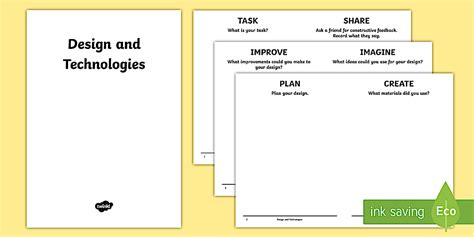 Design Process Planning Booklet