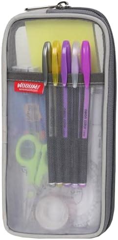 Storite Clear Pencil case Box for Kids,Double Deck Plastic Large ...