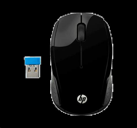 HP 200 Black Wireless Mouse - | RAVIRAJ Technologies
