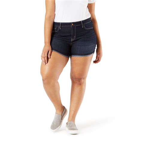 Buy Signature by Levi Strauss & Co. Gold Label Women's Mid-Rise Shorts ...