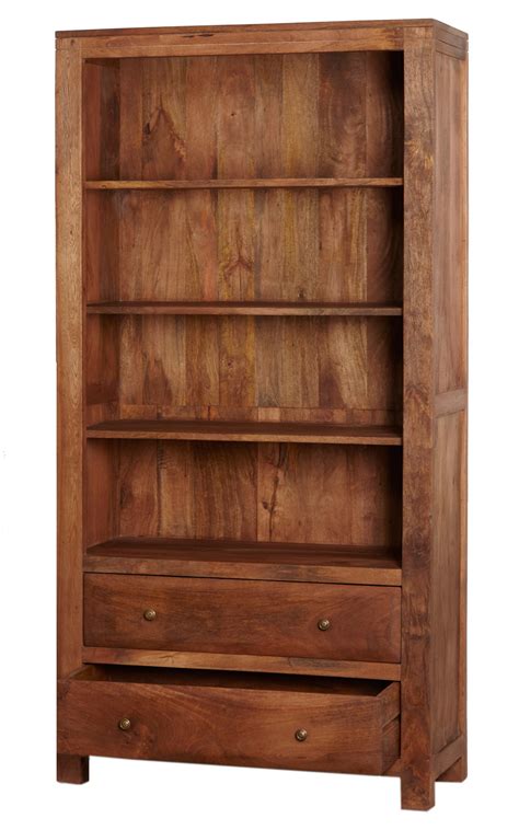 IndianHub - Manhattan Mango Light Large Bookcase