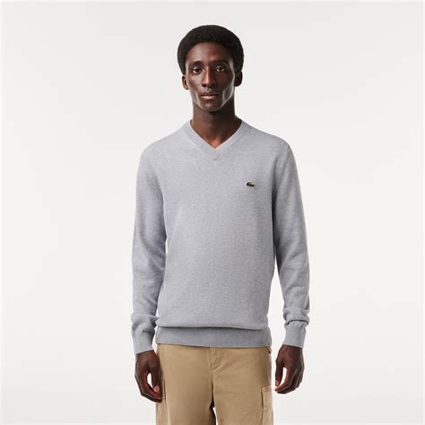 Men's V-neck Organic Cotton Sweater
