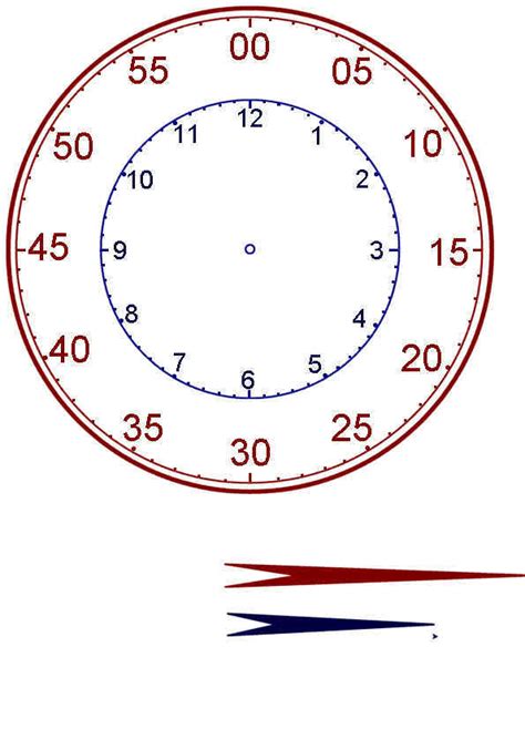 Image result for Learning Time Clock Face Printable
