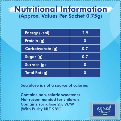 Buy EQUAL CLASSIC ZERO CALORIE SWEETENER SUGAR FREE CALORIE CONTROL 100 ...
