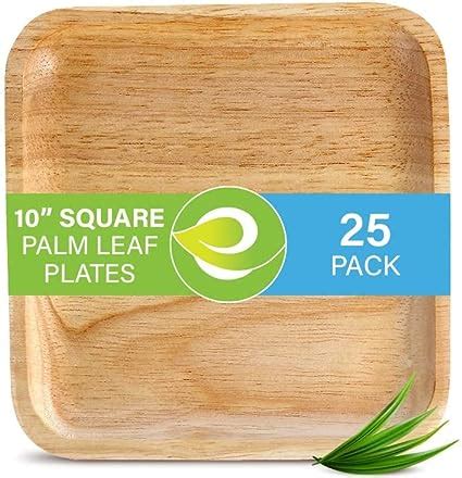 Buy ECO SOUL 100% Compostable, Biodegradable, Disposable Palm Leaf ...