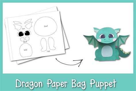 Paper Bag Puppet Dragon