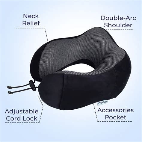 High Neck Travel Pillow | Ergonomic Pain Relief – Billebon