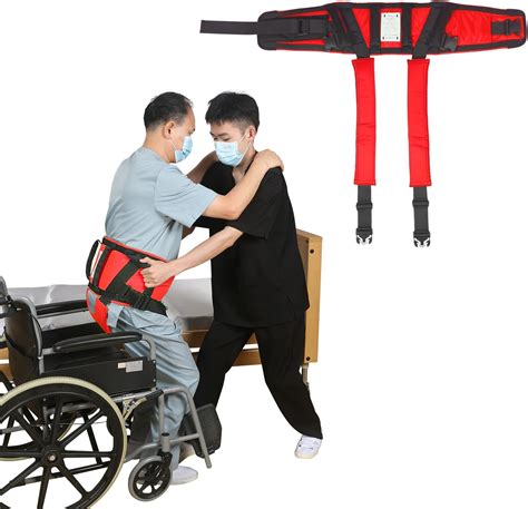 Amazon.com: EZ Assistive Gait Belt with Padded Handles & Leg Straps for Seniors, Medical Gate ...