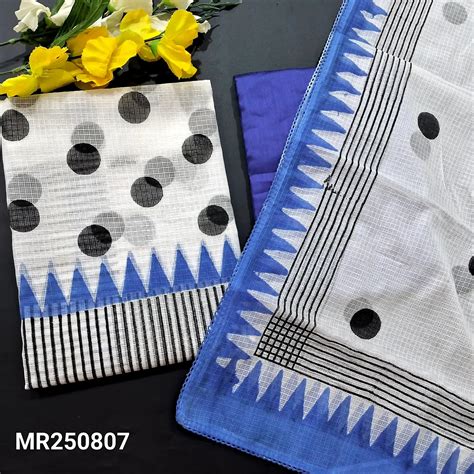 Half white kota fabric salwar material mr250807-Neidhal