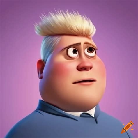 Disney/pixar-style movie poster with a young man and a teenage girl on Craiyon