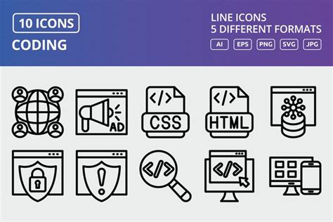 Image result for Coding Icon Set
