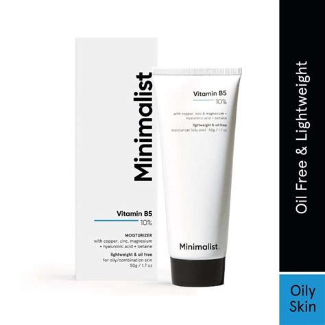 Buy Minimalist 10 Percent Vitamin B5 Oil Free Moisturizer with Zinc ...