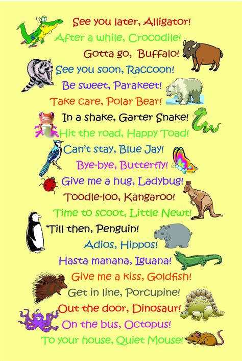 See Ya Later Alligator Poster 11 X 17 - Whimsical Good-bye Sayings ...