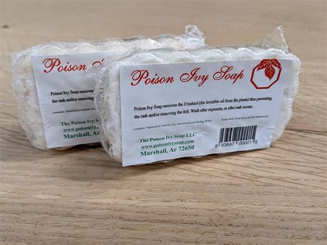 Poison Ivy Soap - Natural Relief from Poison Ivy, Oak, Sumac - 2 Pack ...