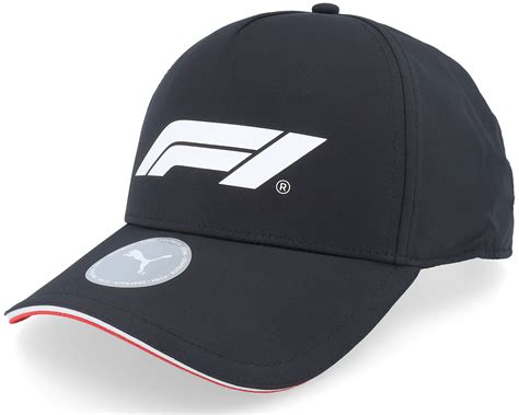 F1 Logo Puma Essential Black A-Frame Adjustable | Hatstore.com
