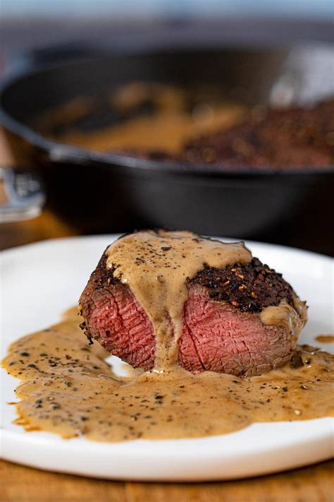 Classic Steak Au Poivre Recipe - Dinner, then Dessert