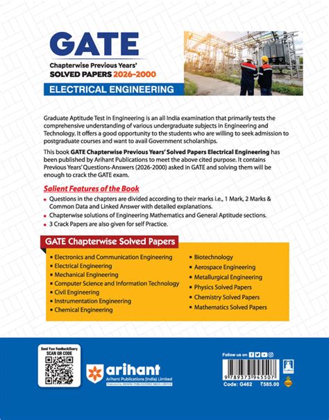 Best GATE Electrical Engineering Solved Papers Book 2026 – arihantbooks