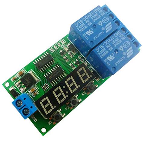 Buy Eletechsup DC 12V 4 Channel Multifunction Cycle Delay Timer Relay ...