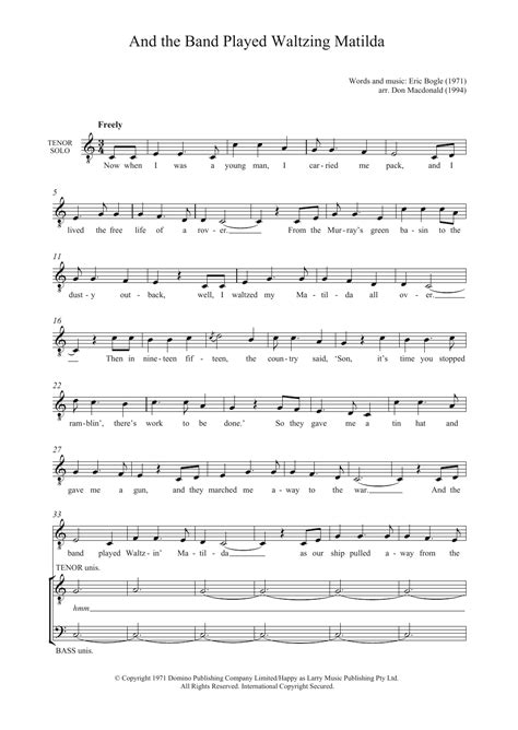 Waltzing Matilda Chords Waltzing Matilda, By The Byrds Lyrics With