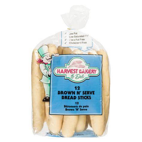 Buy Harvest Bakery Bread Sticks Low Fat Brown N Serve 12 Pack | Sobeys Inc.