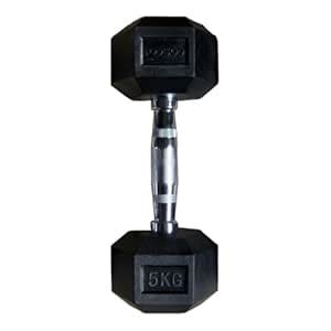 Buy Cosco Rubber Dumbbell, 5 Kilograms Online at Low Prices in India ...