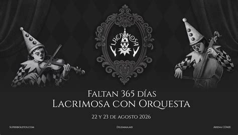 Lacrimosa con Orquesta, Arena Ciudad De México Atzcapotzalco, 22 August ...