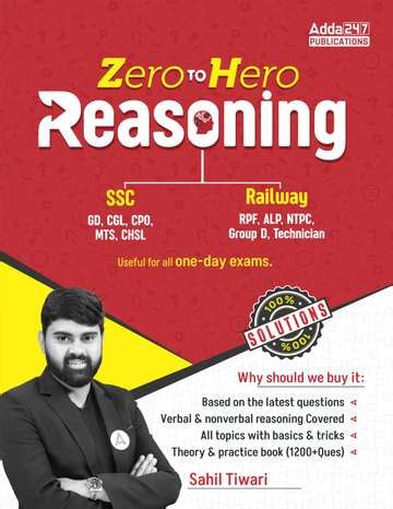 Zero To Hero Reasoning Practice Set For SSC & Railway|SSC CGL CHSL CPO ...