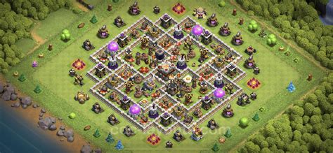 Best Base TH11 with Link, Hybrid Anti Everything - Town Hall Level 11 ...