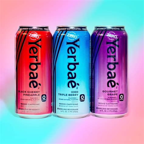 Yerbae Naturally Caffeinated Energy Drink, Sweetened with Stevia, Yerba ...
