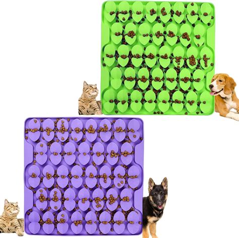 Amazon.com : Femont Snuffle Mat for Large Dogs,Silicone Slow Feeder ...