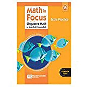 Buy Homeschool Answer Key Grade 1 (Math in Focus: Singapore Math) Book ...