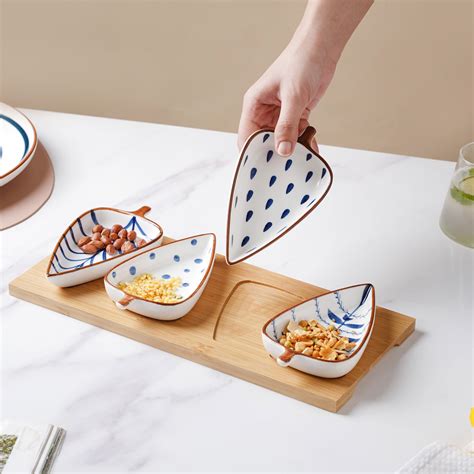 Leaf Platter | Ceramic Platter | Ceramic Leaf Plate