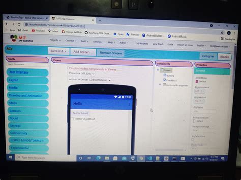 Image result for MIT App Inventor User Interface