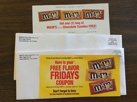 M&M Coupons Printable