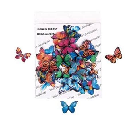 Mix Colours Butterfly Edible Pre-Cut WafersCode (WPC-006) – Bakeworld ...