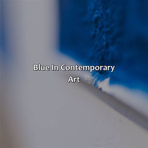 What Does Blue Mean In Art